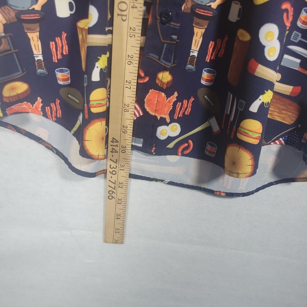 RSVLTS Shirt Mens Medium Parks and Recreation Ron Swansons Shirt of Greatness - Picture 3 of 8